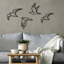 Wallity Zevahir Accesorio Decorativo de Pared de Metal Negro